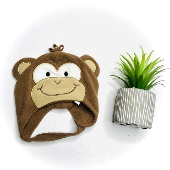 THE Children’s Place Monkey Fleece Winter Hat - Picture 1 of 6